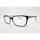 Jill Stuart Eyeglasses Frames Womens Black Gold Cat Js 320-2 53-14-135 Pre-owned. Price: $39.99.