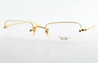 Oliver Peoples L.a. Eyeglasses 2003 49 18 142 Frame Gold + Prada Case... New. Price: $260.42.