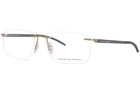 Porsche Design P8341-B Eyeglasses Men's Gold/grey Rimless Rectangle Shape 54MM New. Price: $459.95.
