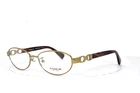Coach Eyeglasses Gold Burgundy Horn Frame 54-16-135 5062 9205 New. Price: $79.99.