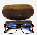 Tom Ford TF5902-B 054 Tortoise Brown Square Full Rim Eyeglasses 54-17-145 B:45 New. Price: $239.99.