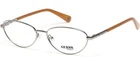 Guess GU8238 008 Silver Metal Oval Optical Eyeglasses Frame 55-16-140 Originals New. Price: $79.60.