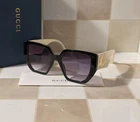 Gucci GG0956S Square Grey Purple Gradient Unisex Sunglasses Ships Today New. Price: $119.99.