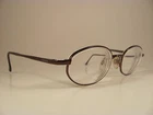 Anne Klein K1107 Copper & Brown Oval Full-rim Designer Rx Eyeglass Frames Pre-owned. Price: $29.95.
