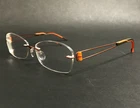 Silhouette Eyeglasses Frames 7759 6053 Brown Orange Energy 53-15-130 Pre-owned. Price: $79.99.
