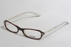 New Women's Legre Petite LE056 Full Rim Eyeglasses 49-18-140 Burgundy White #211. Price: $42.33.