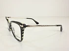 New Dolce & Gabbana DG3393 3372 Black Zebra Cat Eye 56-16-145 Frames Authentic. Price: $295.99.