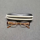 Vogue 3659-B Eyeglasses Frames Brown Gold Flower Detail Case Included Pre-owned. Price: $30.00.