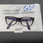 Ray-ban Women's Eyeglasses Frame Rb 5184 5215 52-18 Brown Purple G61 Pre-owned. Price: $17.20.