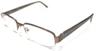 Harley Davidson HD361 Brown Metal Half Rim Rectangle Eyeglasses 53-18 135 Pre-owned. Price: $26.96.