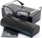 Prada Vpr 12U 1AB-1O1 Black Unique Eyeglasses Frame 51-18-140MM Italy New. Price: $126.00.