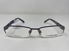Covergirl CG826 COL.082 54-17-135 Violet Metal Half Rim Eyeglasses Frame T412 New. Price: $49.50.
