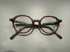 Pop France 30 C.16 45-21-140 Black/red Full Rim Eyeglasses Frame E980 Pre-owned. Price: $79.99.
