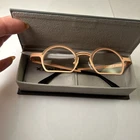 Fonex Colorful Pure Titanium Glasses Frame Women Retro 3/4 Round Eyeglas. F85840 New. Price: $29.49.
