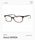 Gucci GG3699/N Z96 Italy Shiny Black Designer Eyeglasses Frame 54-15-140 New. Price: $59.00.
