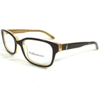 Polo Ralph Lauren Kids Eyeglasses Frames 8520 1244 Brown Yellow Square 46-15-125 New. Price: $53.03.