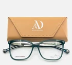 New Carolina Herrera CH0012 ZI9 Green Womens Square Eyeglasses 56-15-145 B:45. Price: $79.99.