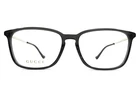 Gucci Eyeglasses Frames GG1609OA 003 Dark Gray Silver Asian Fit 56-16-150 New. Price: $195.99.