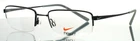 Nike Flexon 4192 007 Satin Black Chrome Mens Half Rim Eyeglasses 53-19-145 B:29 New. Price: $59.99.