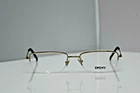 New Dkny Gold Black DY5647 1189 Optical Rx 53-18-140 Eyeglasses. Price: $39.99.