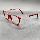 Scott & Zelda 7438 Eyeglasses Frame Red Sparkle 53-16-140 Used Pre-owned. Price: $34.98.