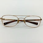Coach 1007 Titanium Mens Unisex Eyeglasses Frames Only Japan Gold Tone 53 20 135 Pre-owned. Price: $13.96.