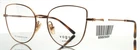 Vogue VO4298-T 5192 Rose Gold Womens Cat Eyeglasses 53-18-140 B:48 New. Price: $69.99.