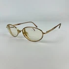Genny 708 5338 Women Eyeglasses Frame Gold Metal Round Full Rim 53-17-135 Pre-owned. Price: $24.99.
