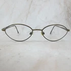 Anne Klein Eyeglasses Frame 7011-K1405 Men's Gunmetal Oval Full Rim 50-17-135 Pre-owned. Price: $26.99.