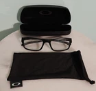Cool Oakley Eyeglass Frames Chamfer OX8039-0153 Matte Black Rectangle 53-18-140 New. Price: $120.00.