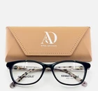 New Kenneth Cole KC0326 001 Black Womens Semi Cat Eyeglasses 53-16-140 B:38. Price: $39.99.