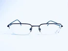 Burberry Eyeglasses Half Rim Rectangular Black Metal Frame B1068 1001 54 19 140 Pre-owned. Price: $88.00.