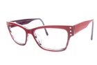 L.a.m.b Eyeglasses Frames LAUF097 Red Marble Square Full Rim 57-16-150 Pre-owned. Price: $25.00.