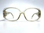 Guess Clear Oversized Oval Glasses Silver Leopard Accent GU714 CL35 56 15 130 Pre-owned. Price: $44.00.