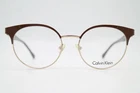 Calvin Klein CK5444 Brown Gold Oval Eyeglass Frame New. Price: $90.42.