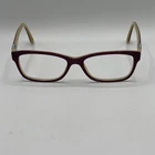 Vogue 2765-B 1984 Eyeglasses Frame Plum Ivory Flex 53-16-140 Used Pre-owned. Price: $29.99.