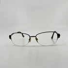 Mdx S3258 010 Brown Eyeglasses Frames Half Rim Women 53-17-135 4992 Pre-owned. Price: $29.99.