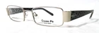 Gianni Po Special Edition Gp Y02 Eyewear 54-17-135 New Black Plastic Frames. Price: $14.99.