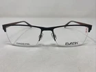 Evatik 9479 COL.985 57-18-145 Brown Half Rim Metal Eyeglasses Frame A789 New. Price: $45.00.