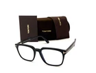 Tom Ford FT5626-B 001 Black / Blue Block Clear 53MM Eyeglasses TF5626 New. Price: $179.45.