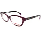 Mikli Eyeglasses Frames ML1217 C017 Purple Checkered Cat Full Rim 54-15-140 New. Price: $29.99.
