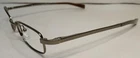 Gucci : Eyeglass Frames GG1708 L92 Silver Brown Rectangular Wire Rim 47/18 New. Price: $108.00.