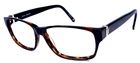 Bulova Fairfax Dark Brown Tortoise 54-14-140 Eyeglasses Frame Pre-owned. Price: $77.00.