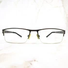 Tempo Eyeglasses Frame MR0001 Gm Mens Brown Metal Half Rim Rectangular 58-18-150 Pre-owned. Price: $28.49.