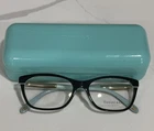 Authentic Tiffany & Co. Tf 2102-F 8055 Black Blue 54MM Glasses Frames Rx-able New. Price: $195.00.