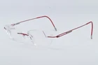 Silhouette Eyeglasses 7534 6079 Burgundy, Size 51-17-140 Pre-owned. Price: $76.50.