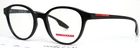 Prada VPS01M 1AB-1O1 Black Round Full Rim Eyeglasses 50-19-145 B:44 New. Price: $84.99.