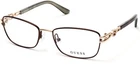 Guess GU2687 Brown 049 Metal Optical Eyeglasses Frame 51-17-135 Petite Fit Ab New. Price: $79.60.