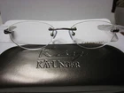 Caravaggio Eyeglass Frames Style G-101 Sz. 50-16-140 Silver Free Unger Case New. Price: $14.99.