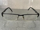Helium Paris 4175 Smblk Black Rectangular Eyeglasses Frames Only 54-17-140 Pre-owned. Price: $34.87.